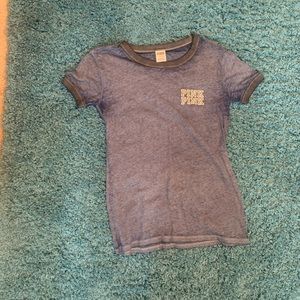 Victoria’s Secret shirt. Small. Heathered blue and gray. Plain back